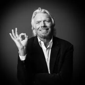 Retrato de Richard Branson