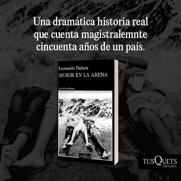 Banner Libro Morir en la arena (MX)