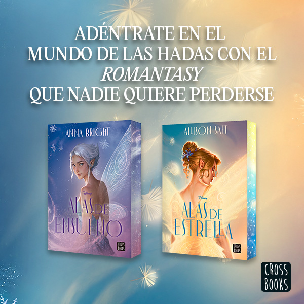 Banner Banner promocional de la saga de fantasía Alas de estrella con las novelas y tomos en manga