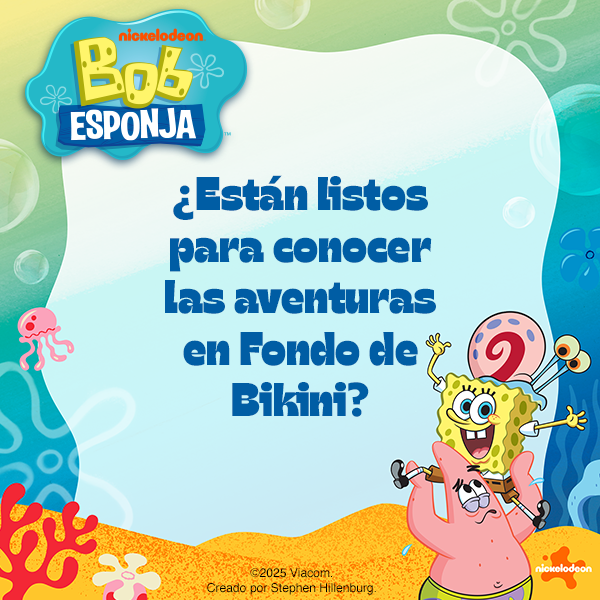 Banner Libros de Bob Esponja (MX)