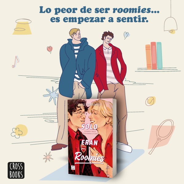 Banner Banner promocional del libro solo eran roomies de page powars