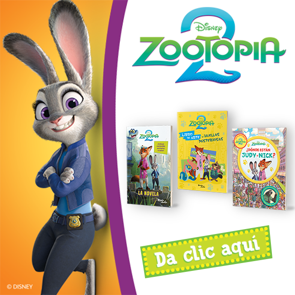Banner Libros de Zootopia 2 (MX)