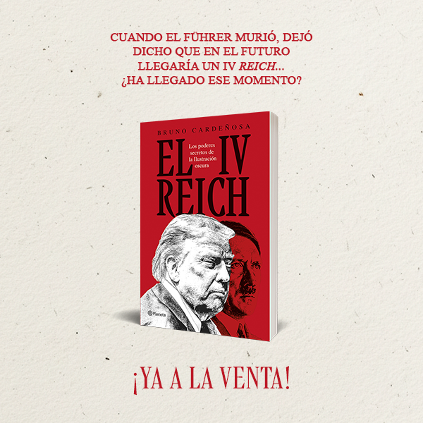 Banner Bruno Cardenosa Libro El IV Reich Donald Trump