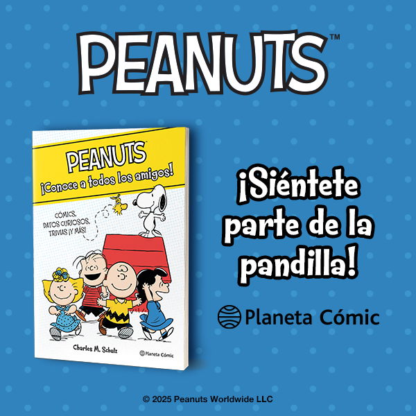 Banner Libro Peanuts. ¡Conoce a todos los amigos! (MX)