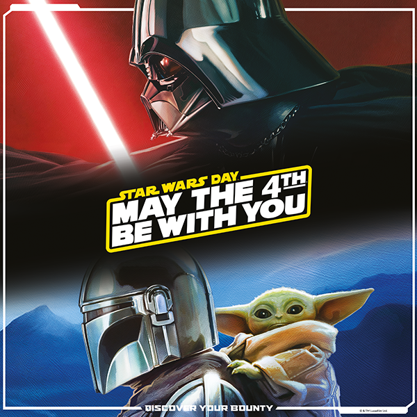 Banner Banner promocional de libros de star wars