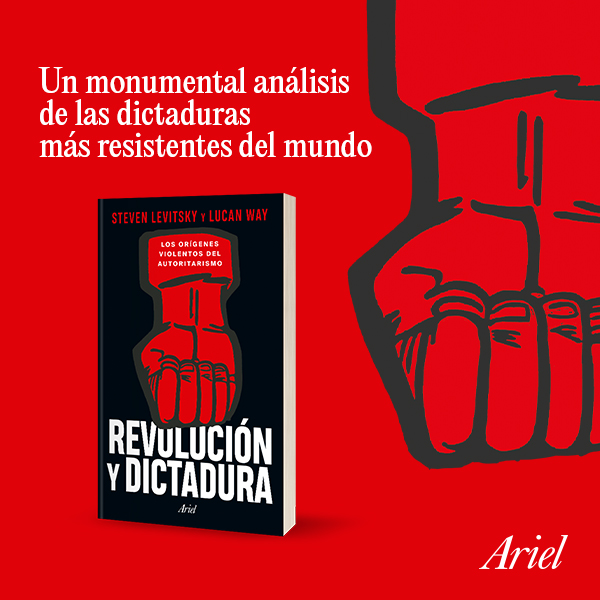 Banner Banner promocional del libro Revolucion y dictadura de Steven Levitsky