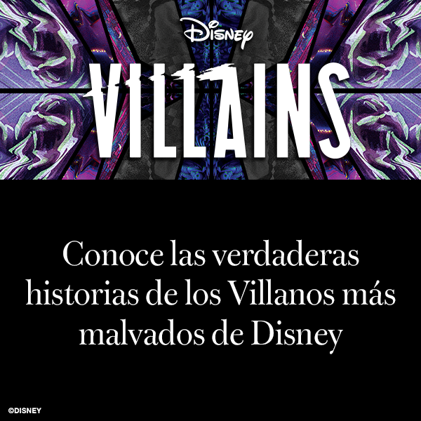 Banner Colección de libros Villanos de Disney