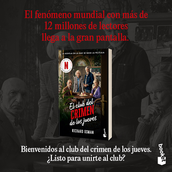 Banner Libro El club del crimen de los jueves tie-in (MX)