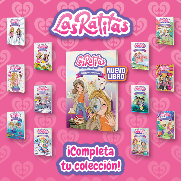 Banner Las ratitas Colección de libros Detective por un día