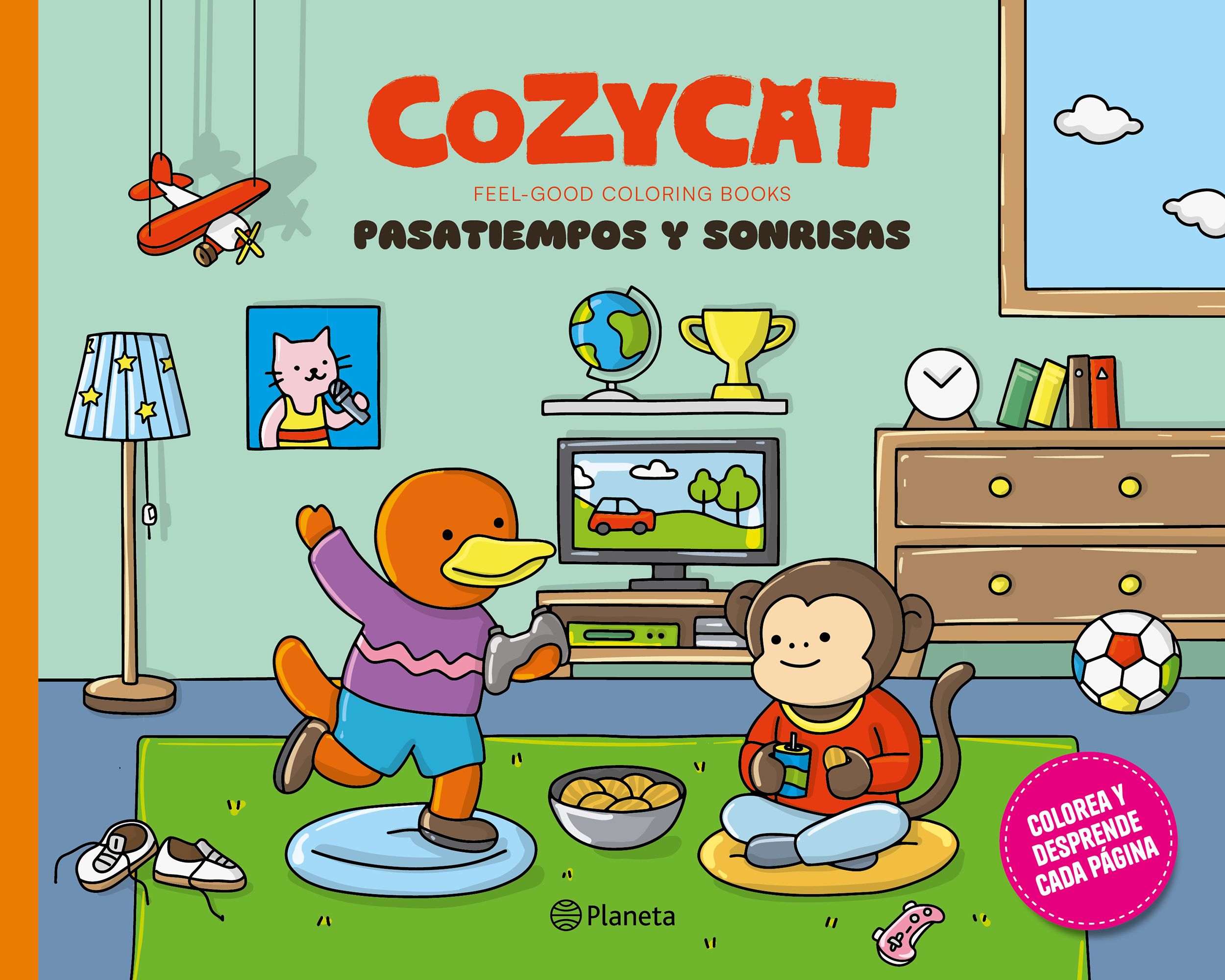 Portada Cozy Cat 9. Pasatiempos y sonrisas