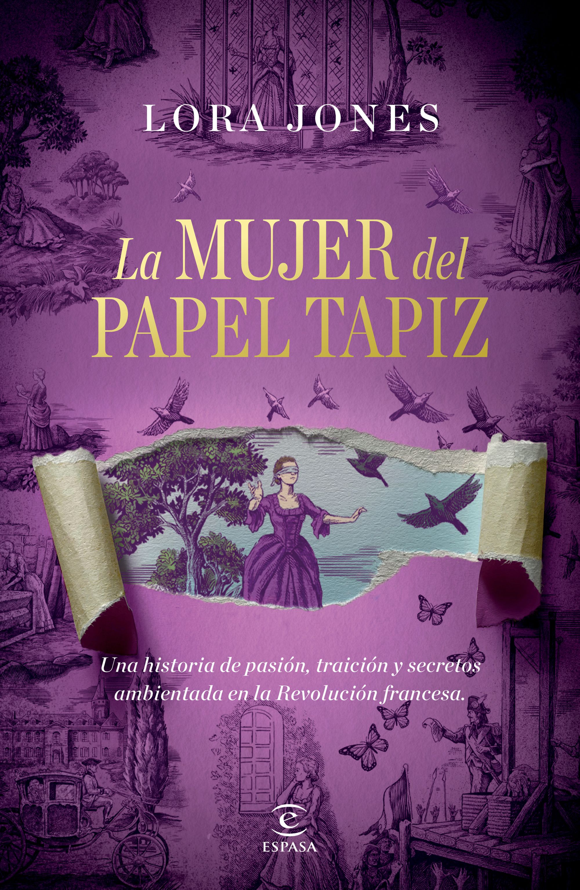 Portada La mujer del papel tapiz