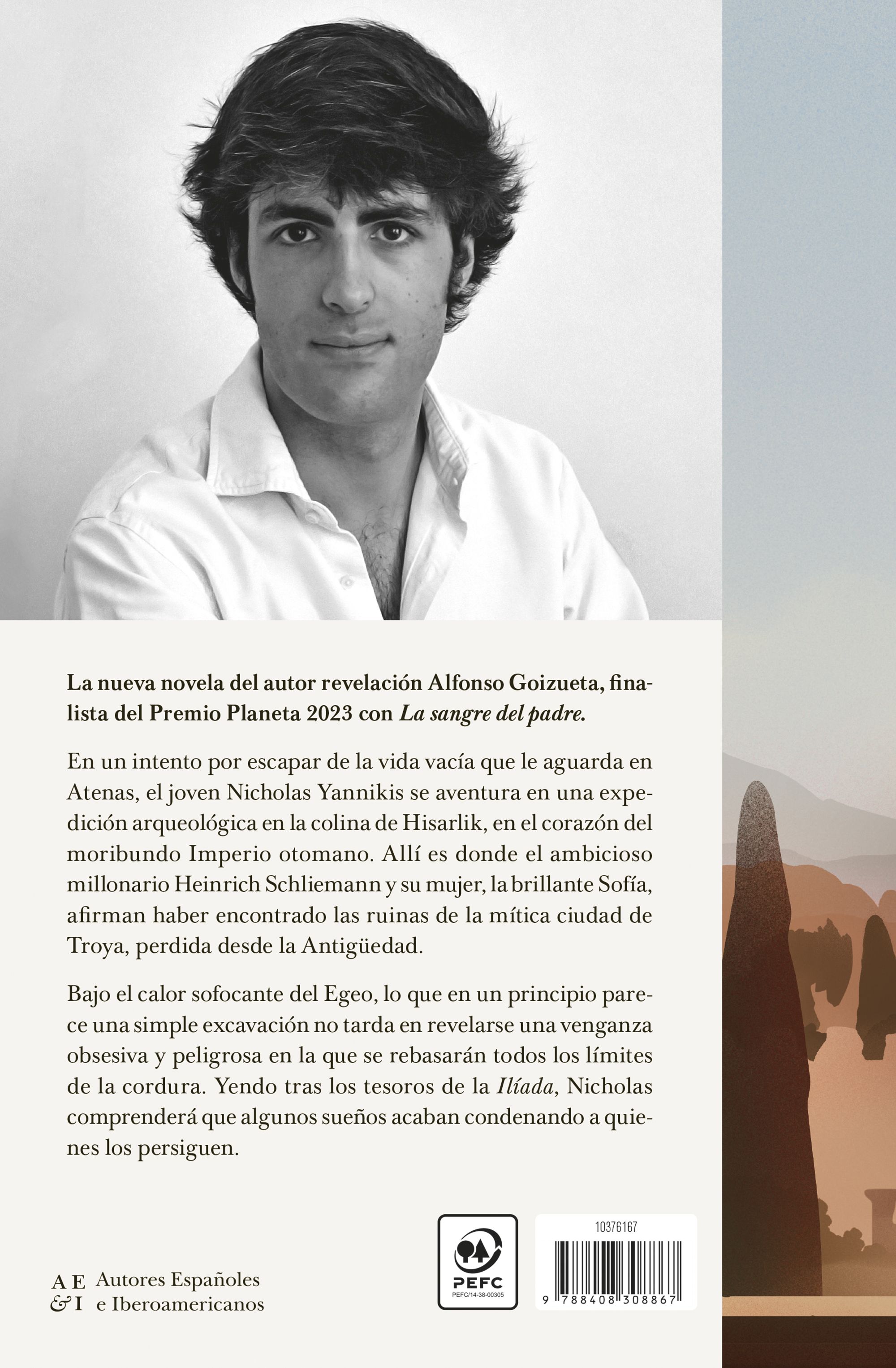 Miniatura contraportada El sueño de Troya