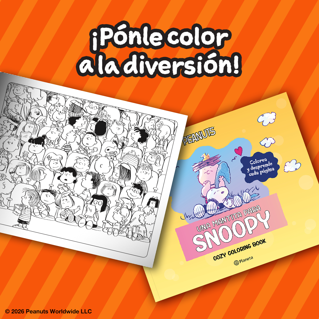 Portada Peanuts. Una mantita para Snoopy. Cozy Coloring Book 0