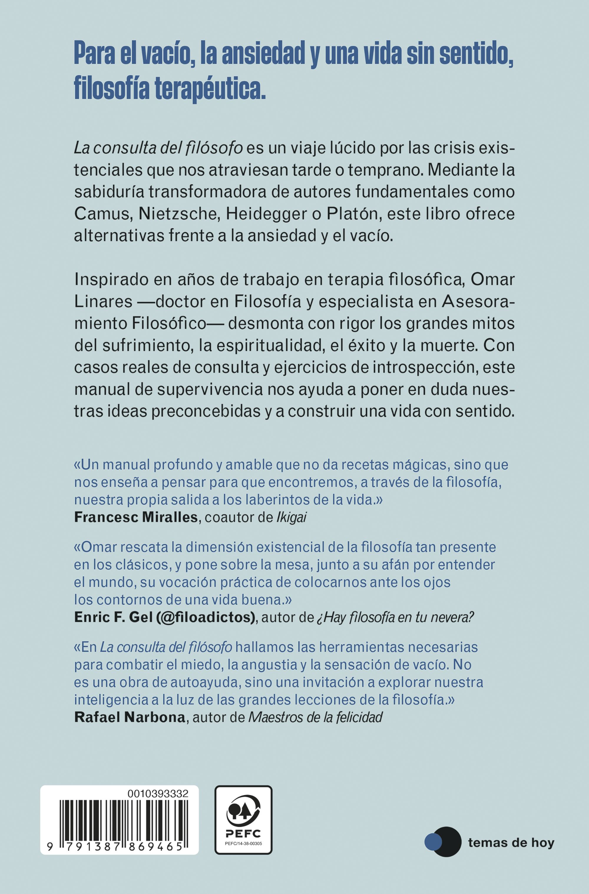 Miniatura contraportada La consulta del filósofo