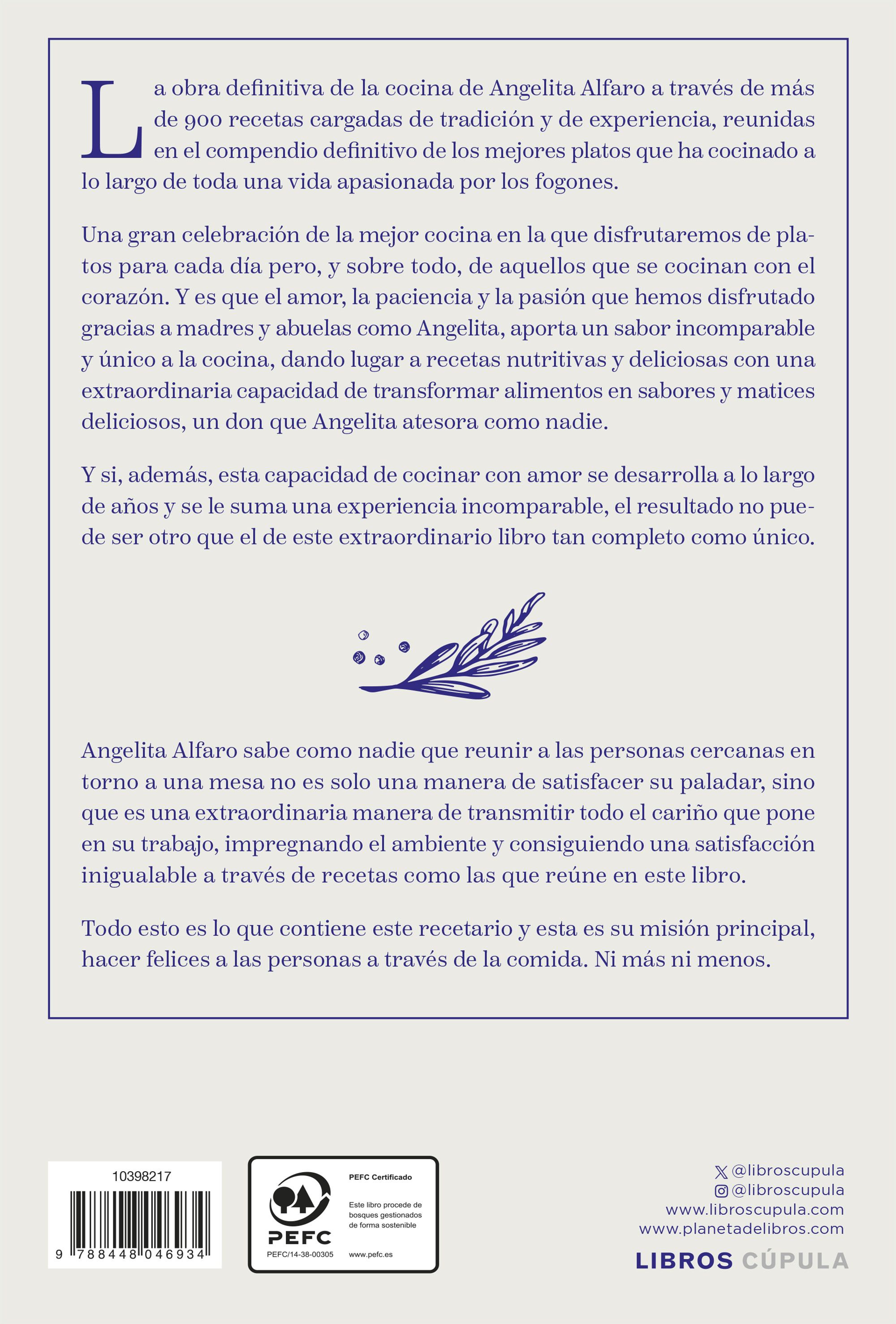 Miniatura contraportada El gran libro de Angelita Alfaro