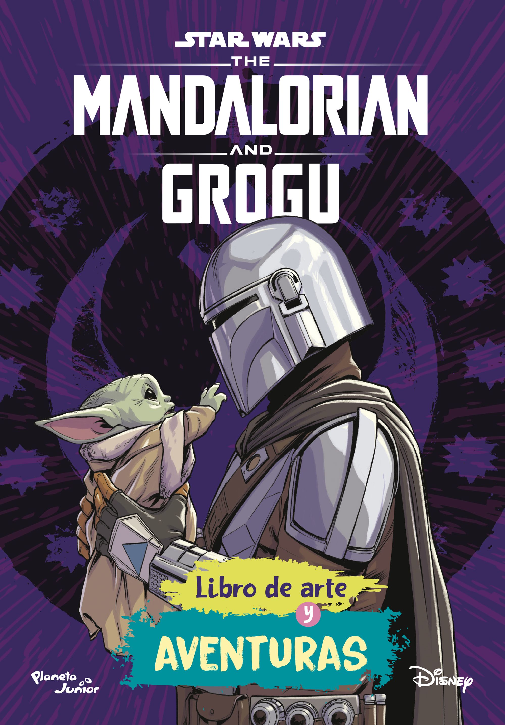 Portada Star Wars. The Mandalorian y Grogu. Libro de arte y cazarrecompensas