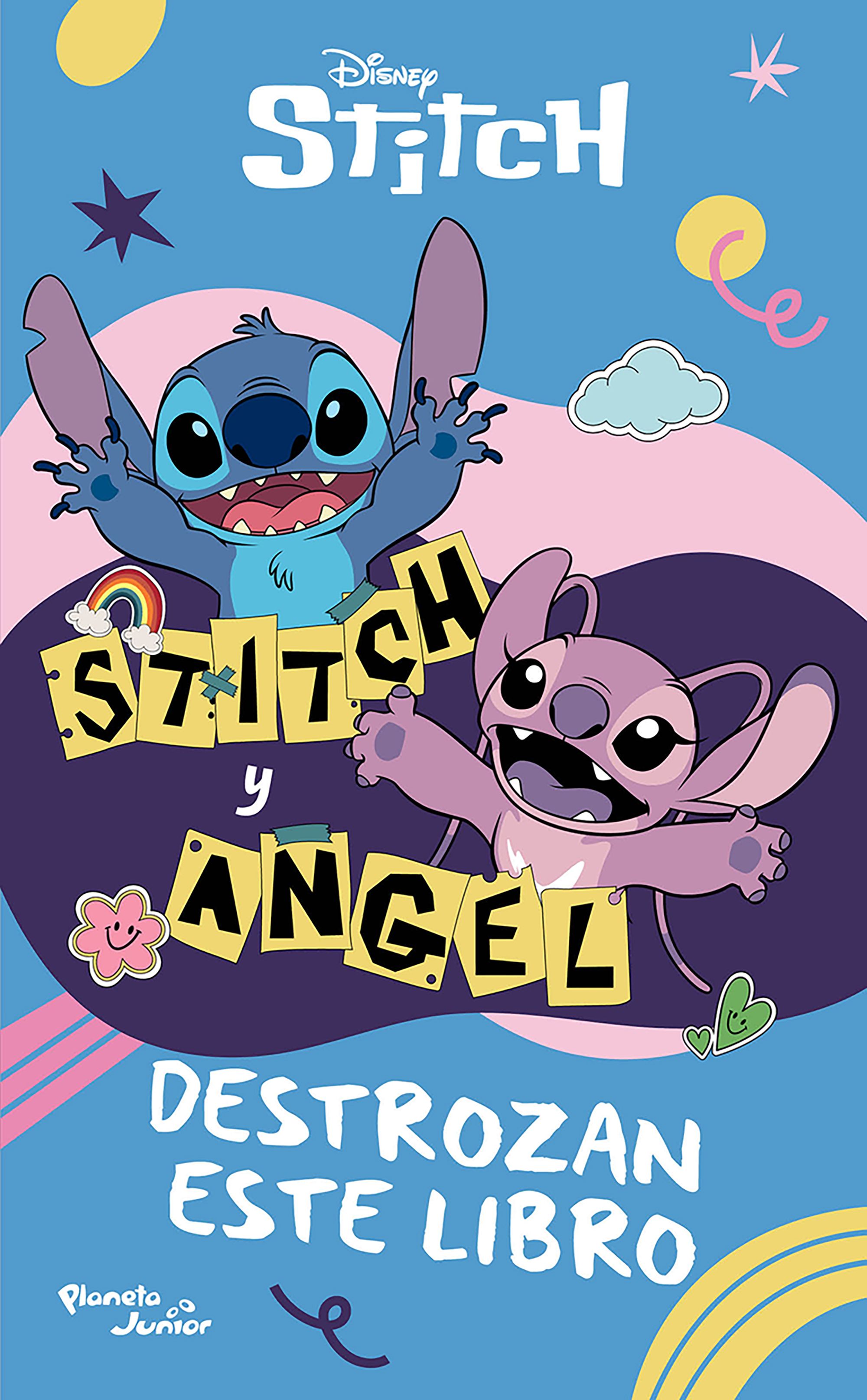 Portada Stitch y Angel destrozan este libro