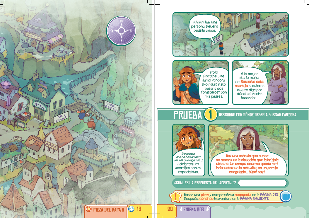 Portada Villaenigma. Resuelve el misterio 1. El pueblo secreto 1