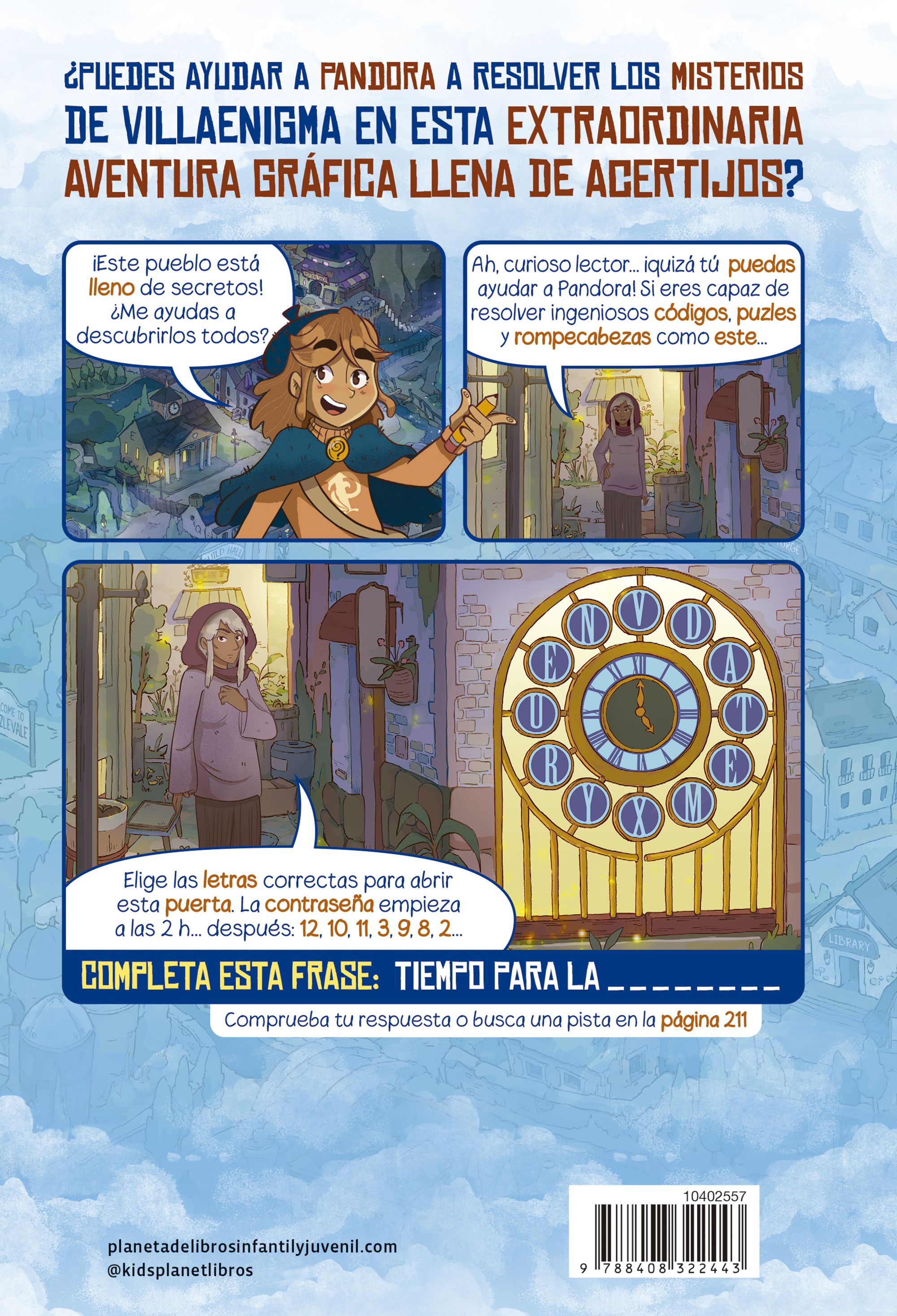 Miniatura contraportada Villaenigma. Resuelve el misterio 1. El pueblo secreto