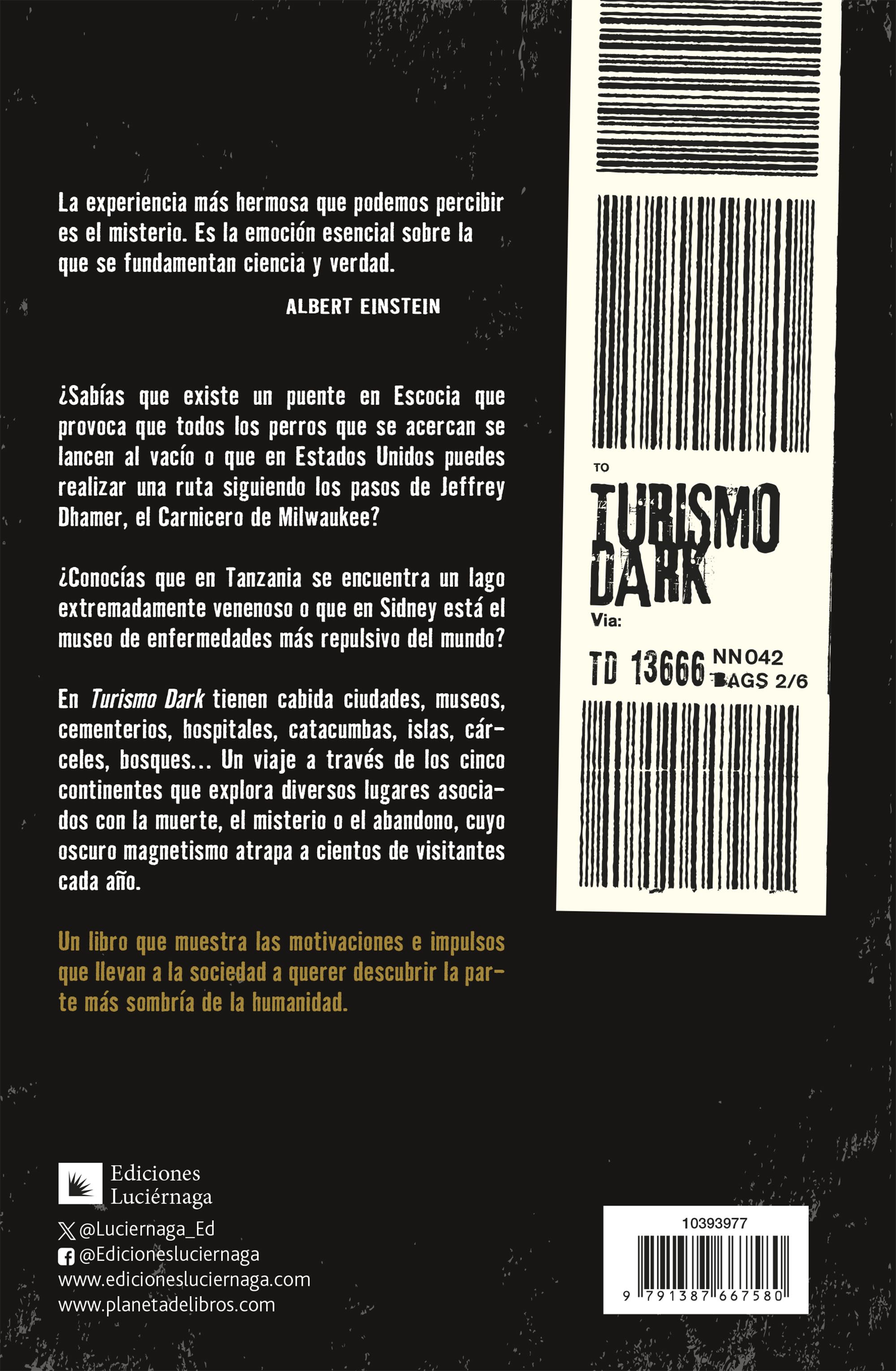 Miniatura contraportada Turismo Dark. Edición actualizada