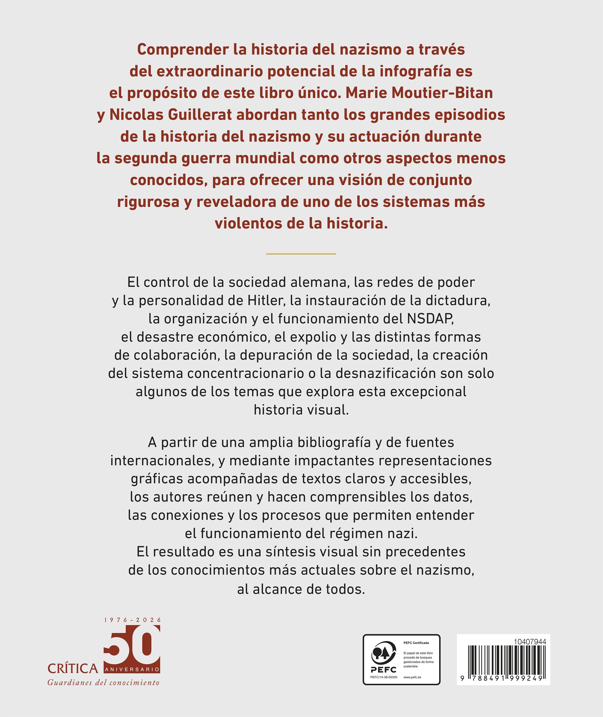 Miniatura contraportada Infografías del nazismo