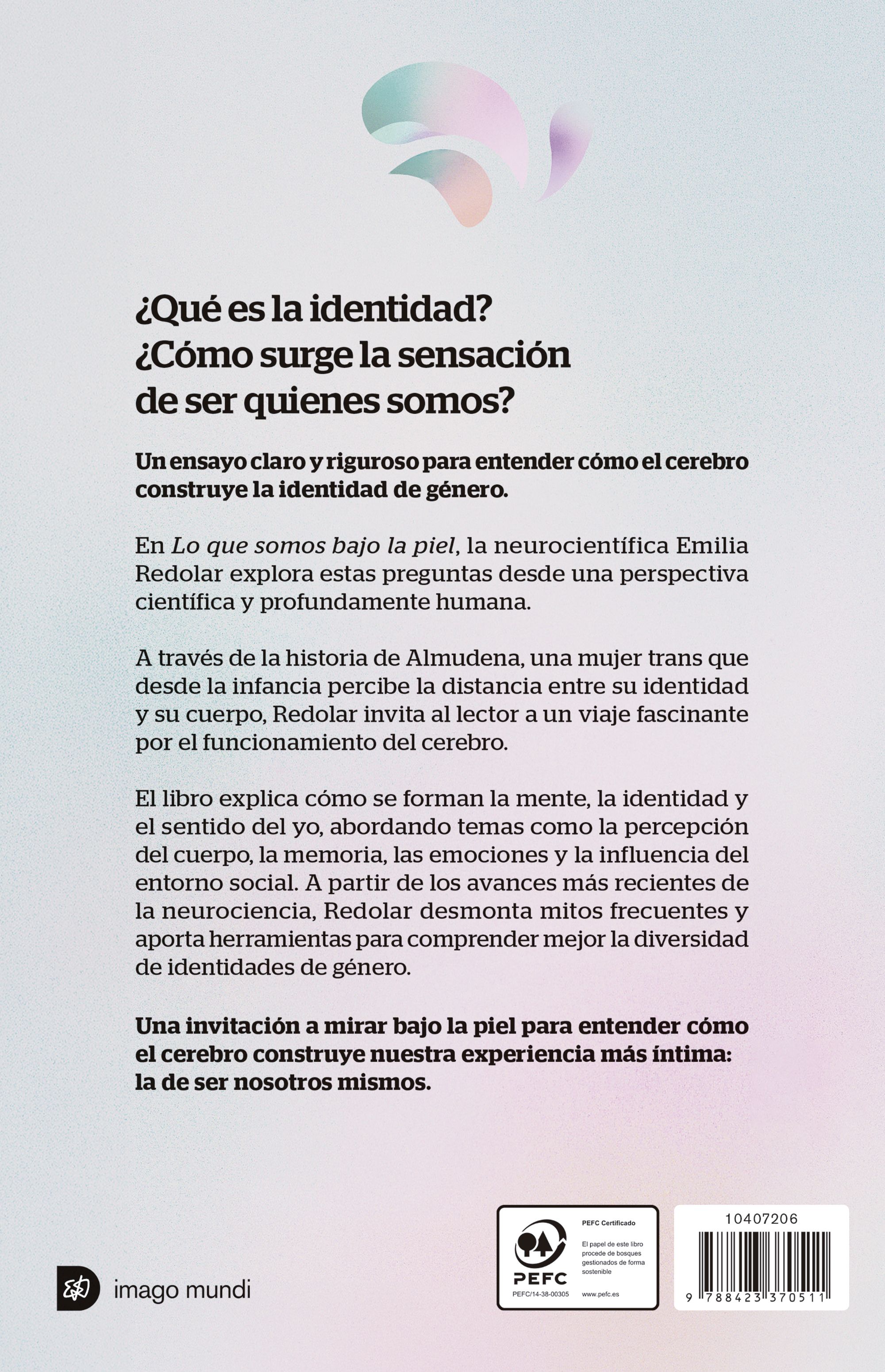 Miniatura contraportada Lo que somos bajo la piel