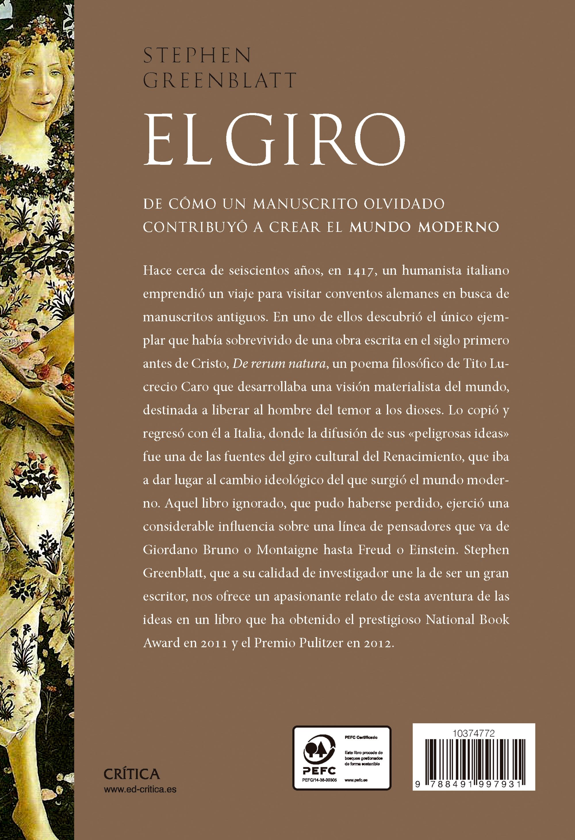 Miniatura contraportada El giro