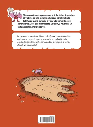 Contraportada Mínor el Brutolote nº 04. La bestia de Poowerania