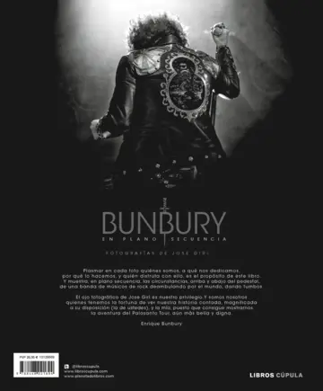 Contraportada Bunbury, en plano secuencia