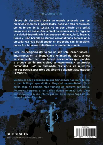 Contraportada Los caminantes nº 06/06 Necrosum
