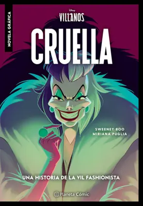Portada Villanos. Cruella. Novela gráfica