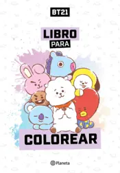 Portada BT21. Libro para colorear