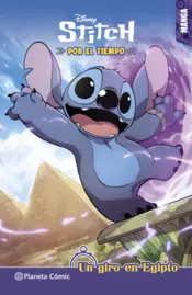 Portada Stitch por el tiempo. Un giro en Egipto. Manga 1