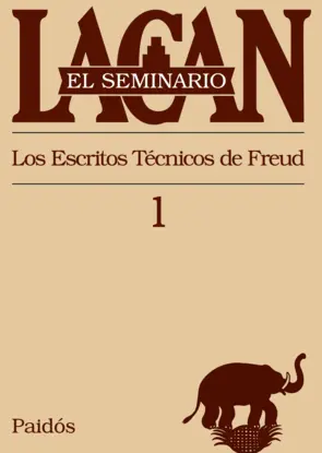 Portada Seminario, Libro 1. Lacan, J.