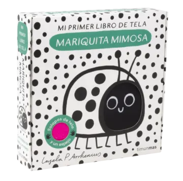 Portada Mariquita mimosa. Mi primer libro de tela