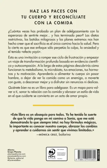 Contraportada Quiérete bien