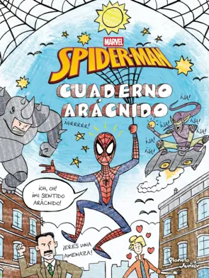 Portada Spider- Man. Cuaderno arácnido