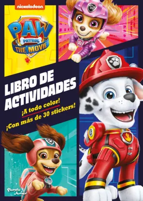 Portada PAW Patrol. La película. Libro de Actividades
