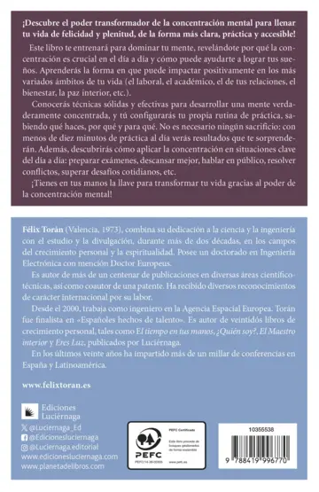 Contraportada La mente enfocada