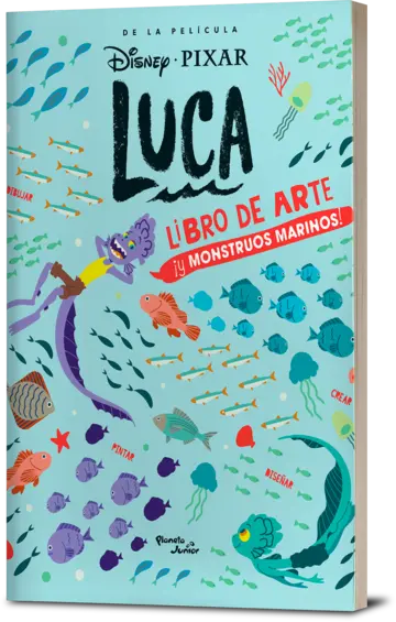 Portada Luca. Libro de arte y monstruos marinos