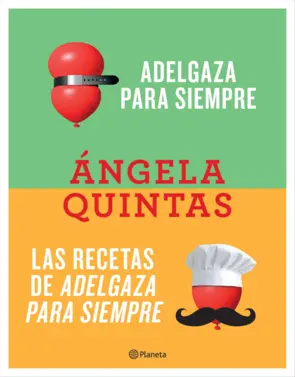 Portada Adelgaza para siempre + Las recetas de Adelgaza para siempre (pack)