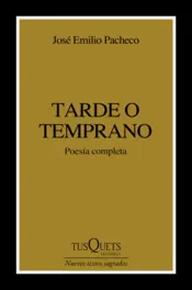 Portada Tarde o temprano TD