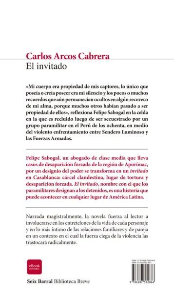 Contraportada El invitado