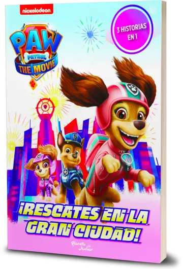 Portada PAW Patrol. La película. ¡Rescates en la gran ciudad!
