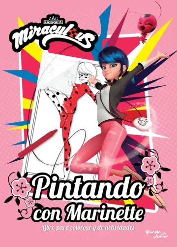 Contraportada Ladybug. Pintando con Marinette