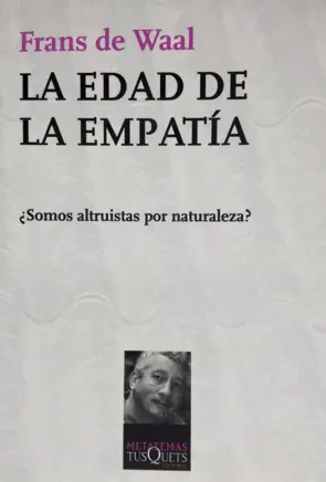 Portada La edad de la empatía