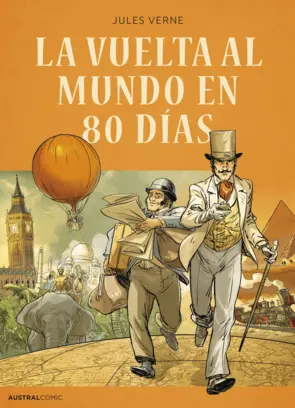 Portada La vuelta al mundo en 80 días (cómic)