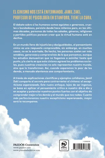 Contraportada Esperanza para cínicos