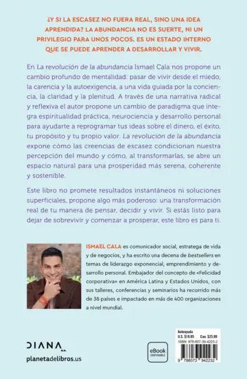 Contraportada La revolución de la abundancia (Spanish Edition)