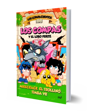 Portada Los Compacuentos 3. Los Compas y el lobo feroz